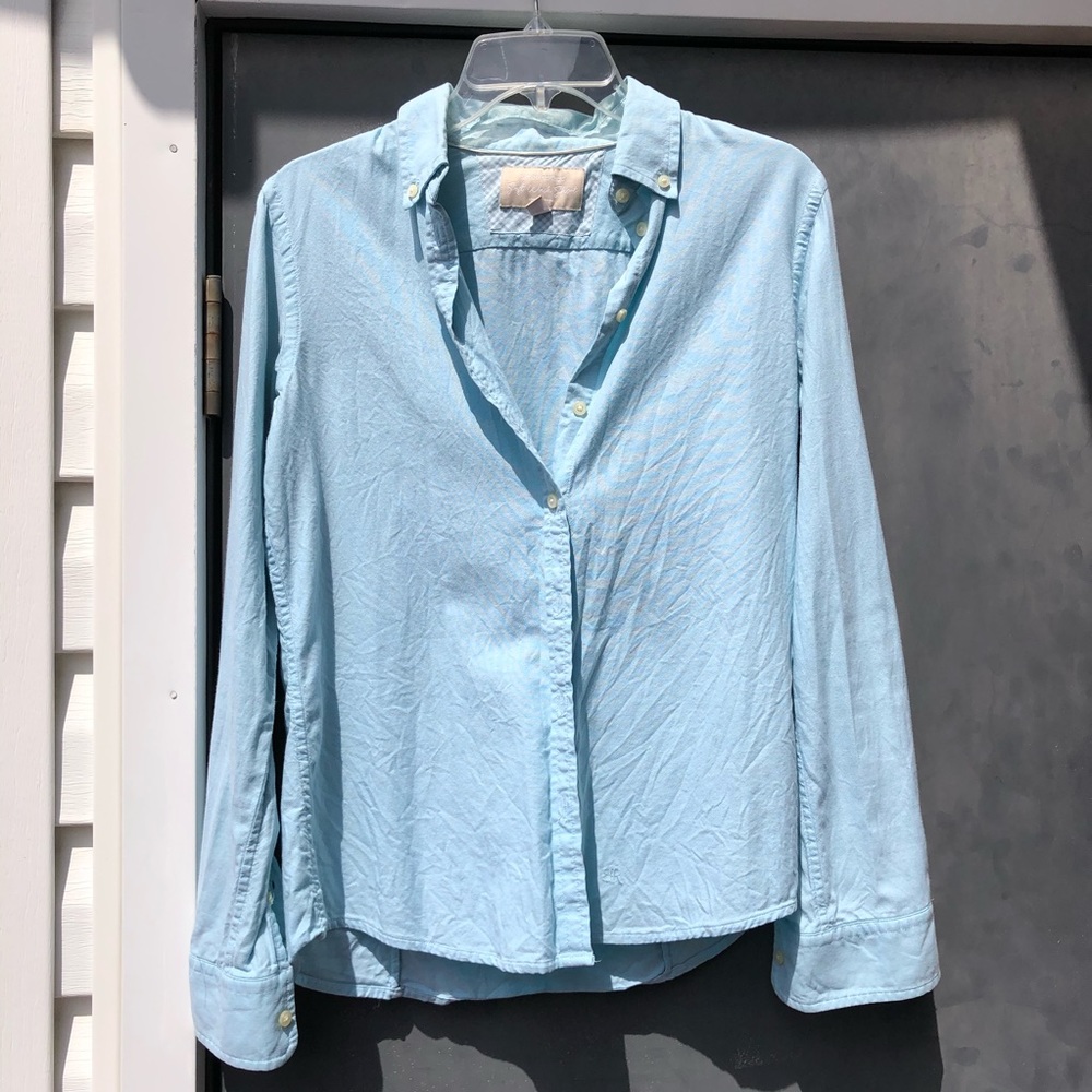 Light blue banana republic button down size S